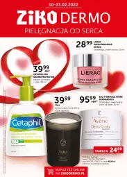 Gazetka promocyjna Ziko - 10-23.02.2022 - Gazetka - ważna od 23.02 do 23.02.2022 - strona 1 - produkty: Ser, Mop, Krem na noc, Lierac, Krem na dzień, Avène, Cetaphil, Fa