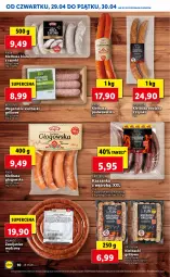Gazetka promocyjna Lidl - GAZETKA - Gazetka - ważna od 30.04 do 30.04.2021 - strona 10 - produkty: Por, Kiełbasa podwawelska, Wawel, PIKOK, Kiełbasa głogowska, Kaszanka, Kiełbasa biała, Kabanos, Grill, Kasza, Kiełbasa