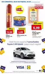 Gazetka promocyjna Lidl - GAZETKA - Gazetka - ważna od 30.04 do 30.04.2021 - strona 29 - produkty: Por, Pur, Parówki, Parówki z szynki, PIKOK, Kiełbasa