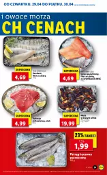 Gazetka promocyjna Lidl - GAZETKA - Gazetka - ważna od 30.04 do 30.04.2021 - strona 31 - produkty: Top, Pstrąg tęczowy, Stek, Mule, Owoce morza, Pstrąg, Tuńczyk, Owoce, Sandacz