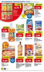 Gazetka promocyjna Lidl - GAZETKA - Gazetka - ważna od 30.04 do 30.04.2021 - strona 46 - produkty: Makaron, Warzywa, Sos, Ser, Gra, Bułeczki, Pizza, Mąka, Pizza margherita, Galaretka, Basia, Bułeczki mleczne, Deser, Chleb, Gala, Olma