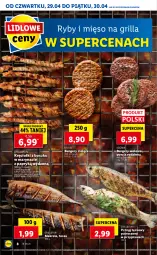 Gazetka promocyjna Lidl - GAZETKA - Gazetka - ważna od 30.04 do 30.04.2021 - strona 8 - produkty: Por, Pstrąg tęczowy, Tusz, Burger, Pstrąg, Grill, Mięso