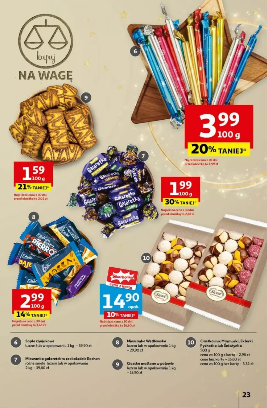 Gazetka promocyjna Auchan - ważna 12.12 do 18.12.2024 - strona 18 - produkty: Ciastka, Gala, Mieszanka wedlowska