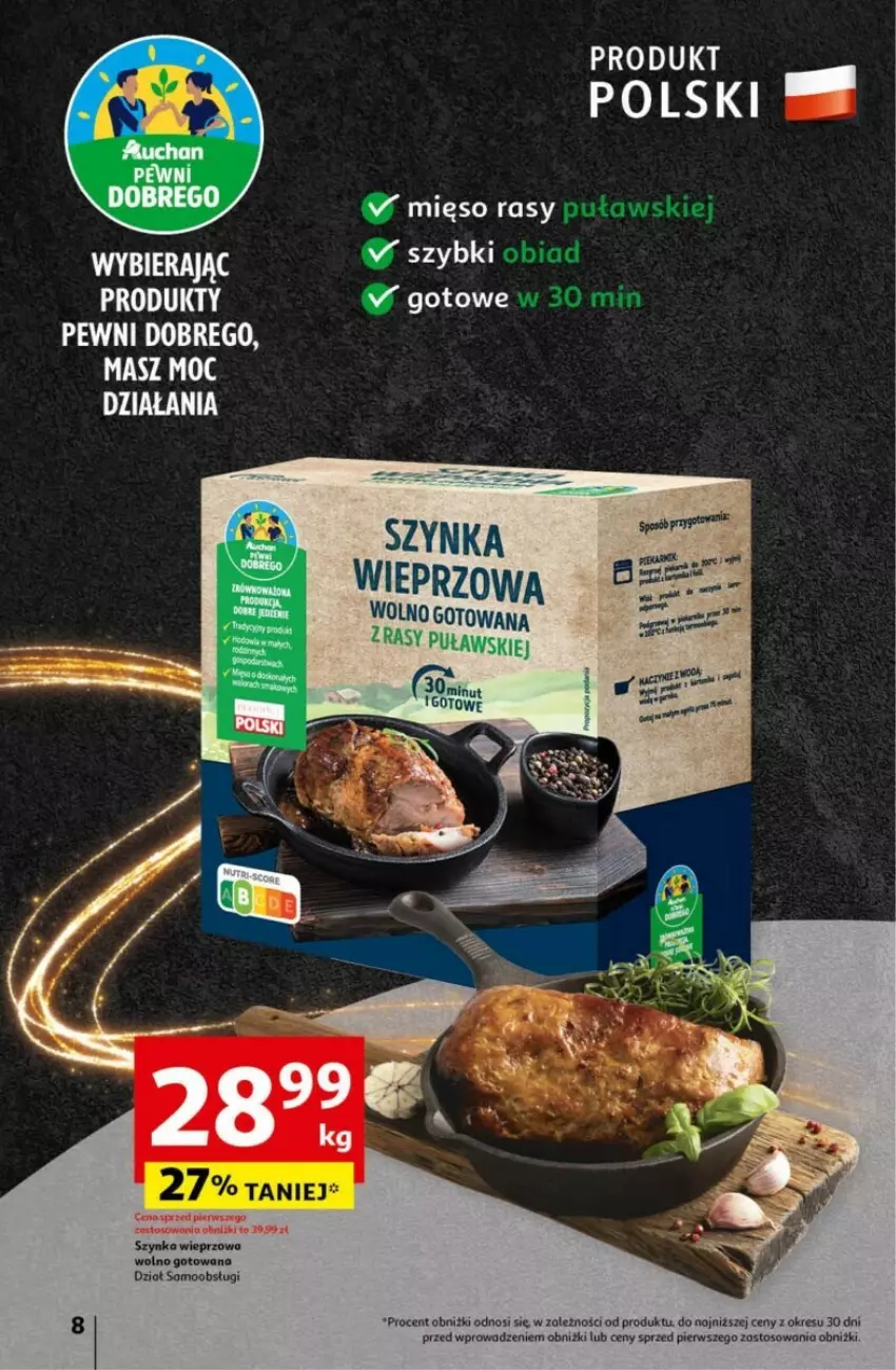 Gazetka promocyjna Auchan - ważna 12.12 do 18.12.2024 - strona 2 - produkty: Mięso, Szynka, Szynka wieprzowa