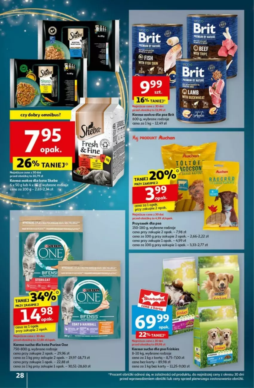 Gazetka promocyjna Auchan - ważna 12.12 do 18.12.2024 - strona 24 - produkty: Brit, Friskies, Przysmak dla psa, Pur, Purina