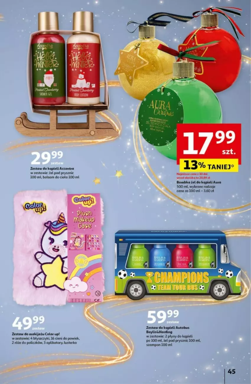 Gazetka promocyjna Auchan - ważna 12.12 do 18.12.2024 - strona 49 - produkty: Autobus, Balsam do ciała, Makijaż, Por