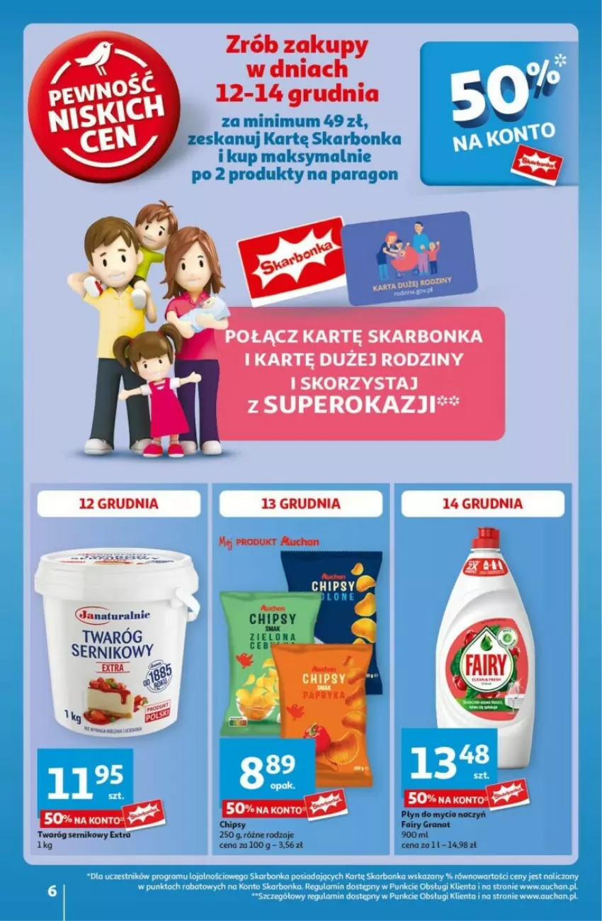 Gazetka promocyjna Auchan - ważna 12.12 do 18.12.2024 - strona 56 - produkty: Ser, Twaróg