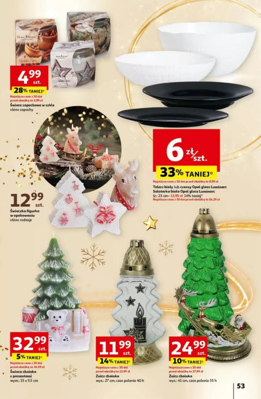 Gazetka promocyjna Auchan - ważna 12.12 do 18.12.2024 - strona 58 - produkty: Choinka, Inka, Salaterka, Talerz, Znicz