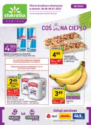 Gazetka promocyjna Stokrotka - Stokrotka Express - Gazetka - ważna od 06.07 do 06.07.2022 - strona 1 - produkty: Piwa, Piwo, Kurczak, Gra, Napój energetyczny, Red Bull, Zapiekanka, Napój