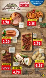 Gazetka promocyjna Lidl - GAZETKA - Gazetka - ważna od 14.09 do 14.09.2022 - strona 33 - produkty: Twaróg, Przysmaki, Frankfurterki, Bazyl, Kiełbasa, Szpinak