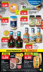 Gazetka promocyjna Lidl - GAZETKA - Gazetka - ważna od 14.09 do 14.09.2022 - strona 49 - produkty: Majonez, Ketchup, Hummus, Sos, Sok, Pur, Mus, Orzeszki, Probiotyk, Sezam, Pesto, Czekolada, Syrop, Aronia, Baton