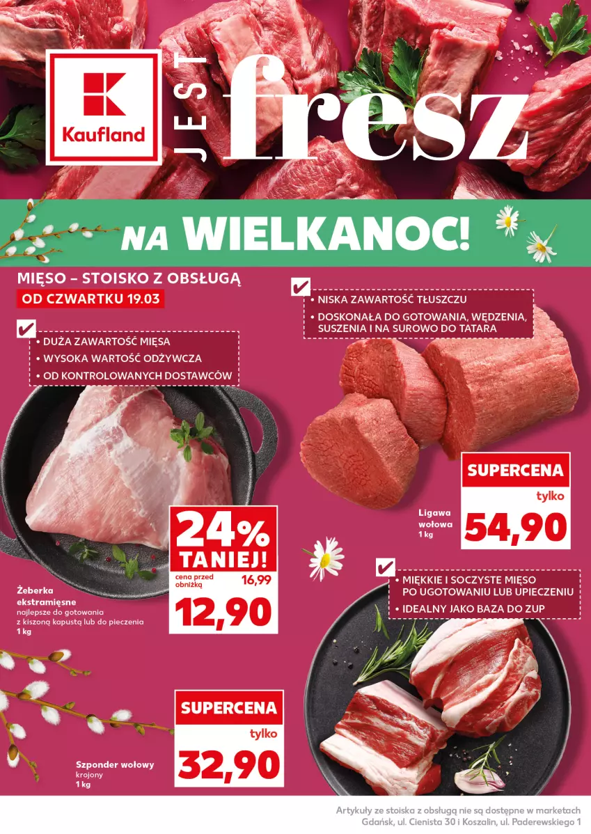 Gazetka promocyjna Kaufland - Mocny Start - ważna 23.03 do 25.03.2026 - strona 14 - produkty: Kapustą, Mięso, Piec, Sok, Szponder wołowy