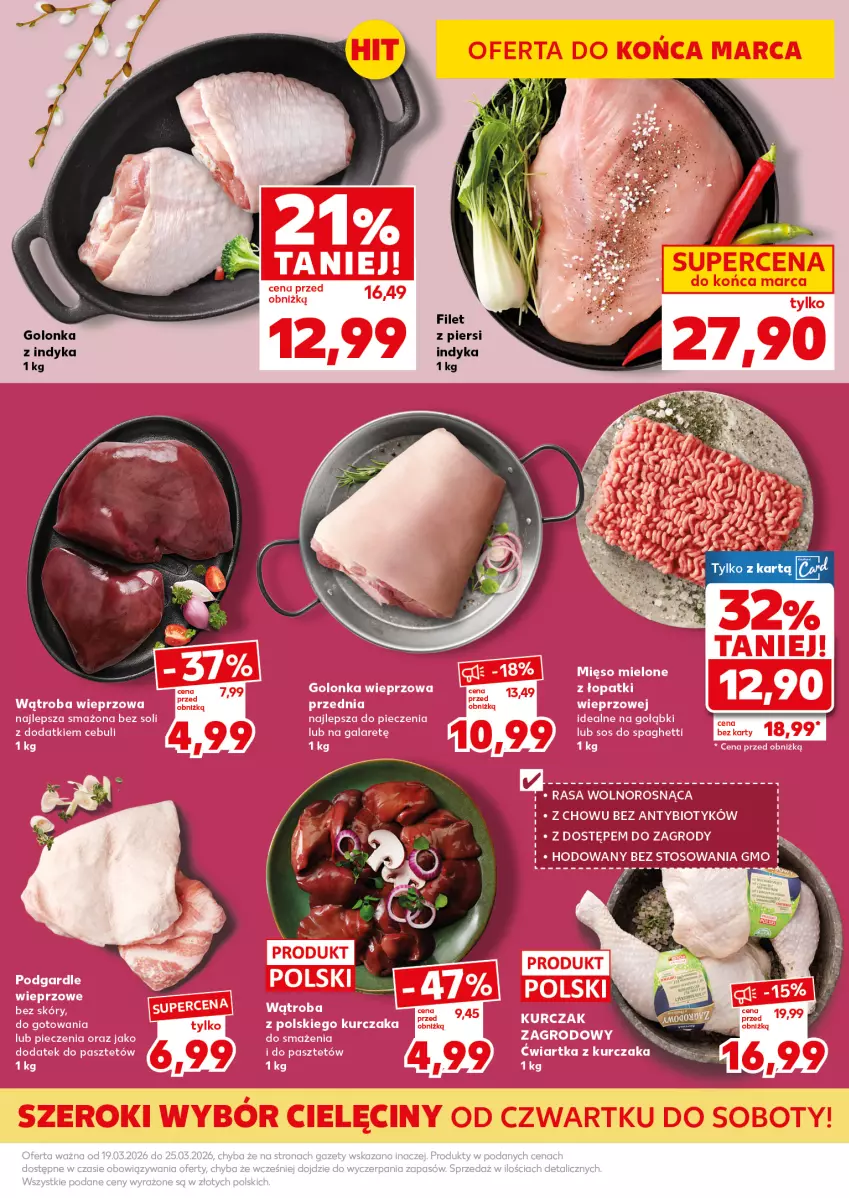 Gazetka promocyjna Kaufland - Mocny Start - ważna 23.03 do 25.03.2026 - strona 15 - produkty: Filet z piersi indyka, Golonka z indyka
