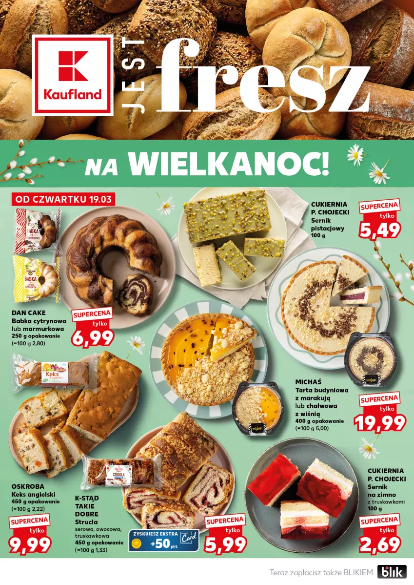 Gazetka promocyjna Kaufland - Mocny Start - ważna 23.03 do 25.03.2026 - strona 18 - produkty: Babka, Cukier, Dan Cake, Ser, Strucla, Tarta