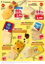 Gazetka promocyjna Kaufland - Mocny Start - Gazetka - ważna od 25.03 do 25.03.2026 - strona 17 - produkty: Mozzarella, Cheddar, Sok, Ser, Gra, Królewski, Sokołów, Cars, Radamer, Gouda