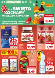 Gazetka promocyjna Kaufland - Mocny Start - Gazetka - ważna od 25.03 do 25.03.2026 - strona 8 - produkty: Piec, Tchibo, Makaron, Nutella, Mus, Koc, Pieczarka, Kotlin, Syrop, Szyna, Isana, Ferrero, Woda mineralna, Pudliszki, Woda, Herbapol, LG, Fa