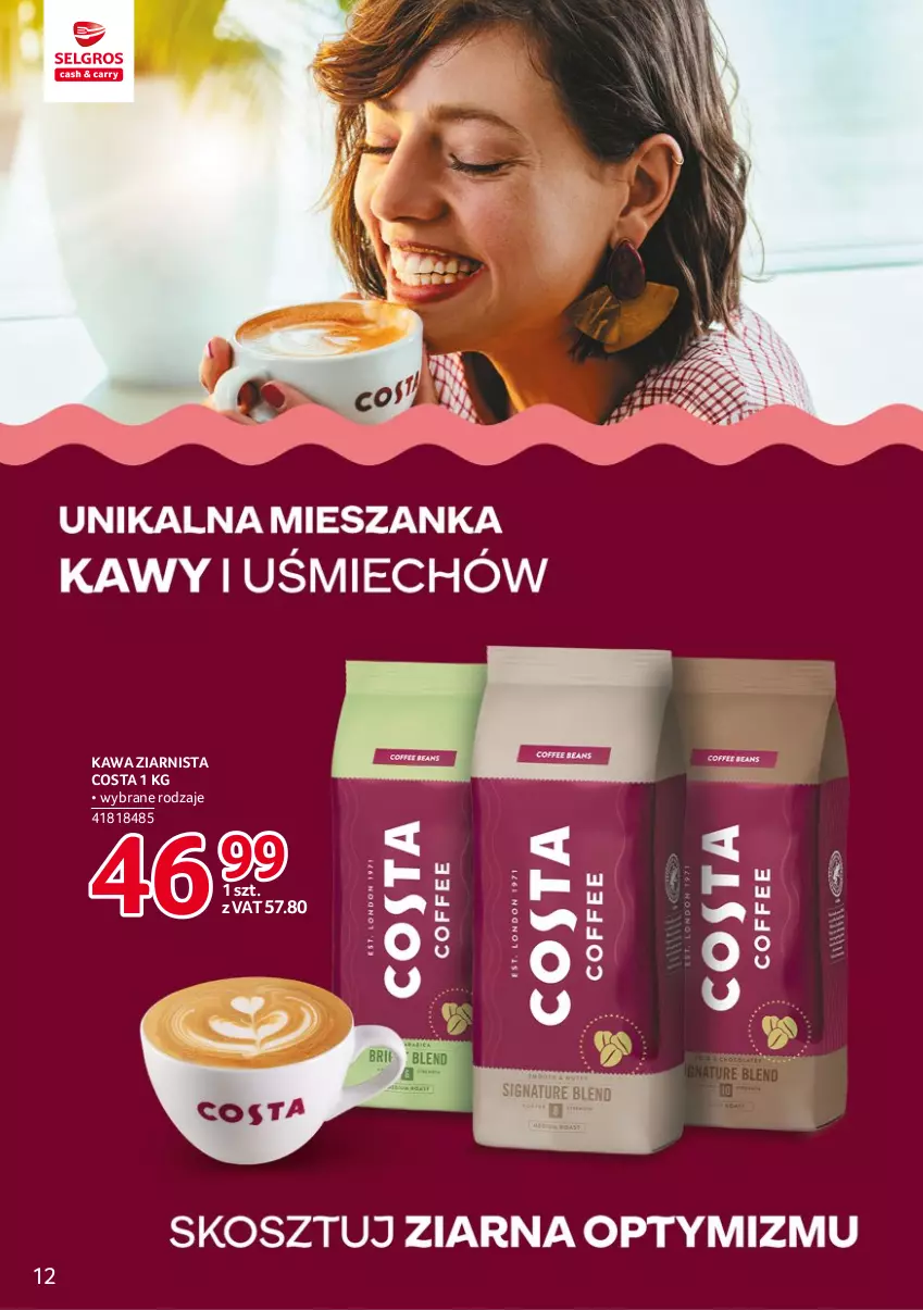 Gazetka promocyjna Selgros - Markowe produkty - ważna 02.03 do 15.03.2023 - strona 12 - produkty: Kawa, Kawa ziarnista