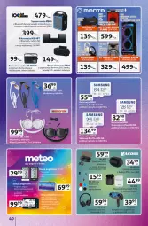 Gazetka promocyjna Auchan - Znane Marki duży wybór Hipermarket - Gazetka - ważna od 14.12 do 14.12.2025 - strona 40 - produkty: Teleskop, Sos, Por, Stacja pogodowa, Słuchawki, Głośnik, Mikrowieża, Mikrofon, Budzik, Power audio, Bezprzewodowy czujnik, Głośnik bluetooth, Zegar, Słuchawki bluetooth, Samsung, LG