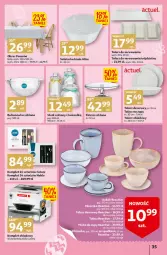 Gazetka promocyjna Auchan - przeNISKIE CENY Targi Wielkanocne Hipermarkety - Gazetka - ważna od 06.04 do 06.04.2022 - strona 35 - produkty: Ser, Pur, Miseczka, Talerz obiadowy, Bulion, Salaterka, Tera, Lion, LANA, Talerz, Talerz deserowy, Deser, Komplet obiadowy, Obrus, Miska