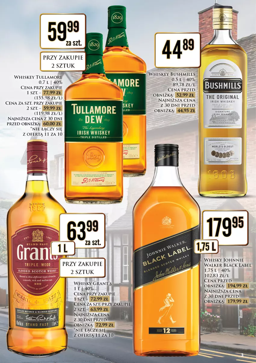 Gazetka promocyjna Dino - Oferta alkoholowa - ważna 28.08 do 29.08.2026 - strona 3 - produkty: Bushmills, Gin, Lack, Whiskey, Whisky
