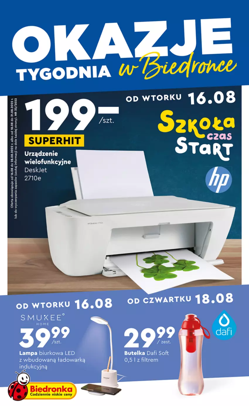 Gazetka promocyjna Biedronka - Okazje tygodnia - ważna 16.08 do 31.08.2022 - strona 1