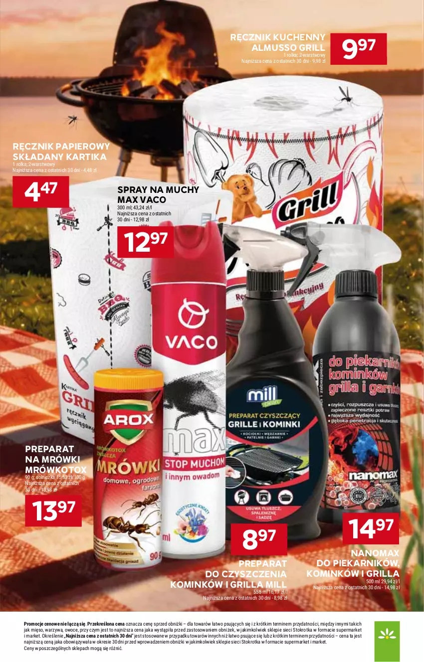 Gazetka promocyjna Stokrotka - Market - ważna 28.05 do 01.06.2026 - strona 31 - produkty: Grill, HP, Mus, Nanomax, Papier, Piekarnik, Preparat do czyszczenia, Ręcznik, Ręcznik kuchenny