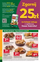 Gazetka promocyjna Stokrotka - Market - Gazetka - ważna od 01.06 do 01.06.2026 - strona 22 - produkty: Piec, Warzywa, Ser, Gra, Hot dog, Croissant, Optima, Bułka grahamka, Pizza, Pieczywo, Owoce, Donut, Bułka, Mięso