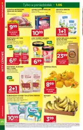 Gazetka promocyjna Stokrotka - Market - Gazetka - ważna od 01.06 do 01.06.2026 - strona 6 - produkty: Banany, Makaron, Warzywa, Ser, Rum, Por, Gin, Gra, Papier, Papryka, Kawa mielona, Kawa, Papryka żółta, Papier toaletowy, Lody, Szynka, Optima, Farm Milk, Torba, Feta, Lavazza, Owoce, Mango, Mięso, Fa