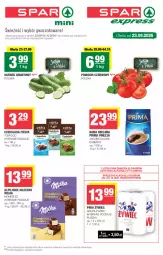 Gazetka promocyjna Spar - Spar-Mini - Gazetka - ważna od 04.10 do 04.10.2026 - strona 1 - produkty: Piwa, Piwo, Top, Gra, Ogórek, Kawa mielona, Kawa, Mleczko, Czekolada, Prima, Jacobs, Grunt, Milka