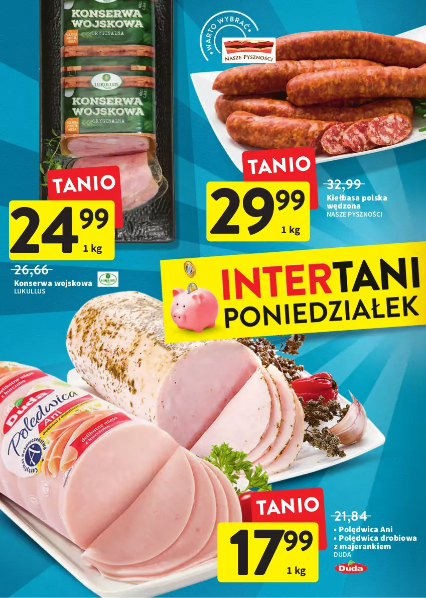 Gazetka promocyjna Intermarche - Okazjobranie - ważna 09.06 do 13.06.2022 - strona 38 - produkty: Duda, Kiełbasa, Polędwica, Ser