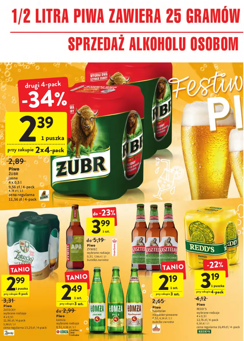 Gazetka promocyjna Intermarche - Okazjobranie - ważna 09.06 do 13.06.2022 - strona 8 - produkty: Kasztelan, Piwo