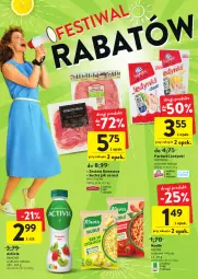 Gazetka promocyjna Intermarche - Okazjobranie - Gazetka - ważna od 13.06 do 13.06.2022 - strona 2 - produkty: Ser, Danone, Parówki, Activia, Knorr