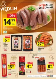 Gazetka promocyjna Intermarche - Okazjobranie - Gazetka - ważna od 13.06 do 13.06.2022 - strona 21 - produkty: Sok, Gry, Sokołów, Kiełbasa głogowska, Kaszanka, Frankfurterki, Kabanos, Grill, Kasza, Kiełbasa, Olewnik