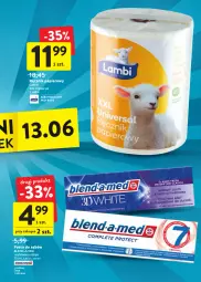 Gazetka promocyjna Intermarche - Okazjobranie - Gazetka - ważna od 13.06 do 13.06.2022 - strona 37 - produkty: Papier, Pasta do zębów, Ręcznik, Blend-a-Med