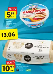 Gazetka promocyjna Intermarche - Okazjobranie - Gazetka - ważna od 13.06 do 13.06.2022 - strona 39 - produkty: Ser, Piątnica, Jaja, Mascarpone, Kotlin