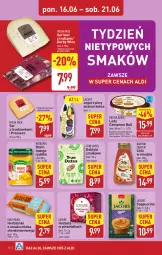 Gazetka promocyjna Aldi - Pełna oferta - Gazetka - ważna od 21.06 do 21.06.2025 - strona 16 - produkty: Ser, Jogurt, Ananas, Daktyle, Dżem, Lody, Herbatniki, Ser kozi, Cappuccino, Jacobs, Herbata, Mango, Jogurt pitny, Herbapol, Kokos