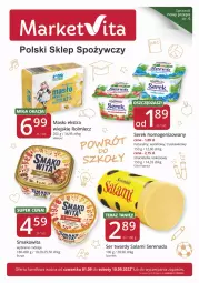 Gazetka promocyjna Market Vita - Gazetka promocyjna – Marketvita - Gazetka - ważna od 10.09 do 10.09.2022 - strona 1 - produkty: Ser, Smakowita, Salami, Piątnica, Rolmlecz, Serek homogenizowany, Serek, Masło, Kokos