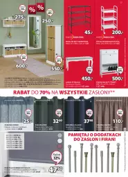 Gazetka promocyjna Jysk - Oferta tygodnia - Gazetka - ważna od 19.07 do 19.07.2022 - strona 24 - produkty: Buty, Stolik, Zasłona, Regał, Szafka, Wełna, Półka, Roleta, Szafka na buty, Poduszka, Lustro, Mięta, LG