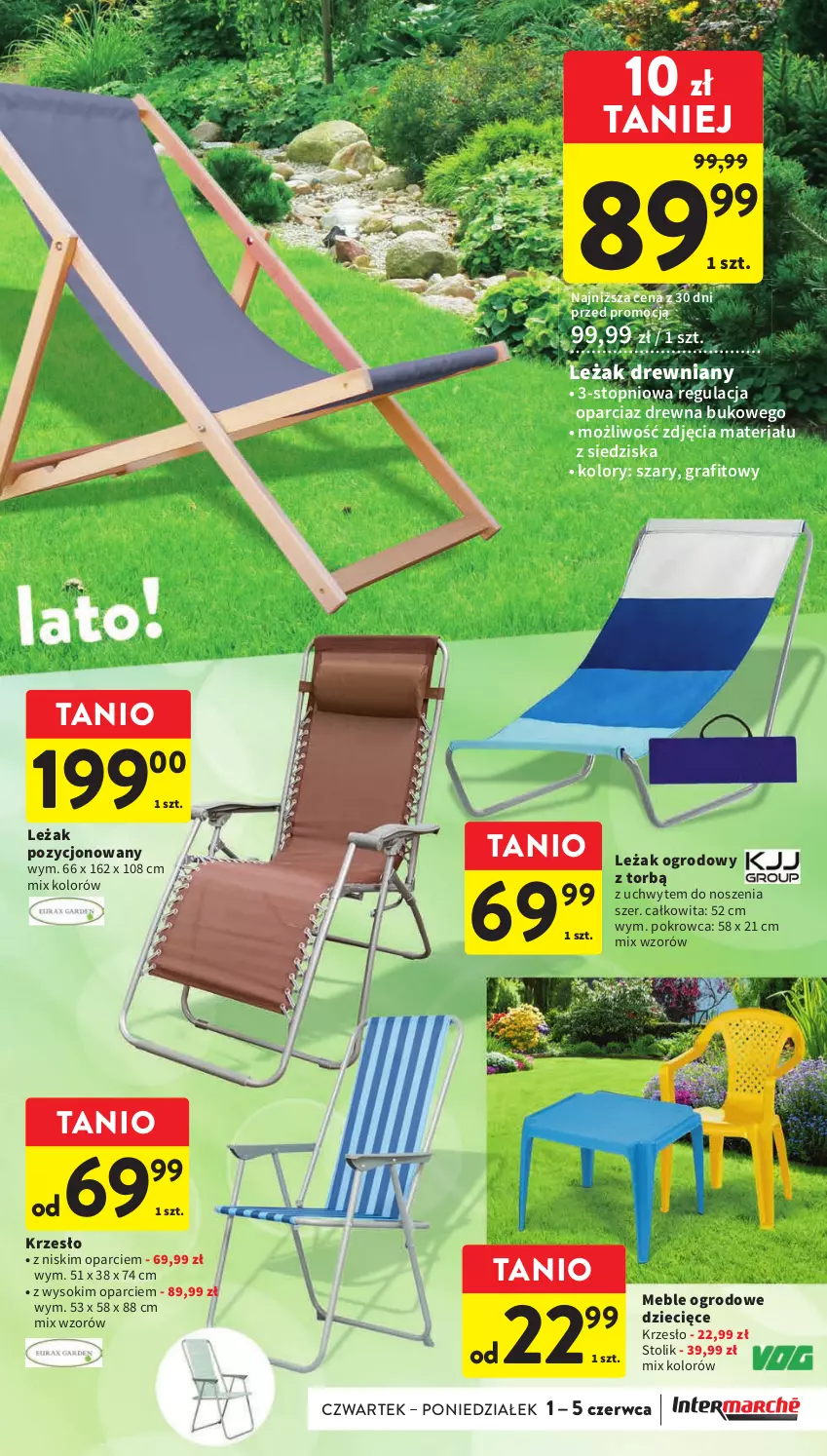 Gazetka promocyjna Intermarche - Gazetka Intermarche - ważna 01.06 do 05.06.2023 - strona 47 - produkty: Dzieci, Gra, Krzesło, Meble, Sok, Stolik, Top