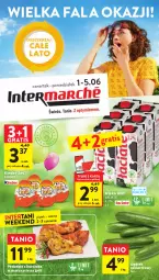 Gazetka promocyjna Intermarche - Gazetka Intermarche - Gazetka - ważna od 05.06 do 05.06.2023 - strona 1 - produkty: Kurczak, Gra, Ogórek, Grill, Kinder, Podudzie z kurczaka, Mleko