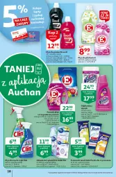 Gazetka promocyjna Auchan - Hiperoszczędzanie z aplikacją Auchan Hipermarkety - Gazetka - ważna od 29.09 do 29.09.2021 - strona 18 - produkty: Płyn do prania, Pur, Clin, Odplamiacz, Płyn do płukania, Presto, Odświeżacz powietrza, Perwoll, Płyn do mycia, Vanish, Kapsułki do prania, Ambi Pur, Fa