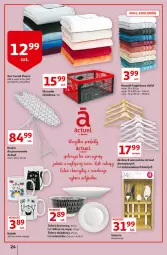 Gazetka promocyjna Auchan - Hiperoszczędzanie z aplikacją Auchan Hipermarkety - Gazetka - ważna od 29.09 do 29.09.2021 - strona 24 - produkty: Ręcznik kąpielowy, Ser, Koc, Deska do prasowania, Miseczka, Talerz obiadowy, Wieszak, Talerz, Talerz deserowy, Ręcznik, Kubek, Deser
