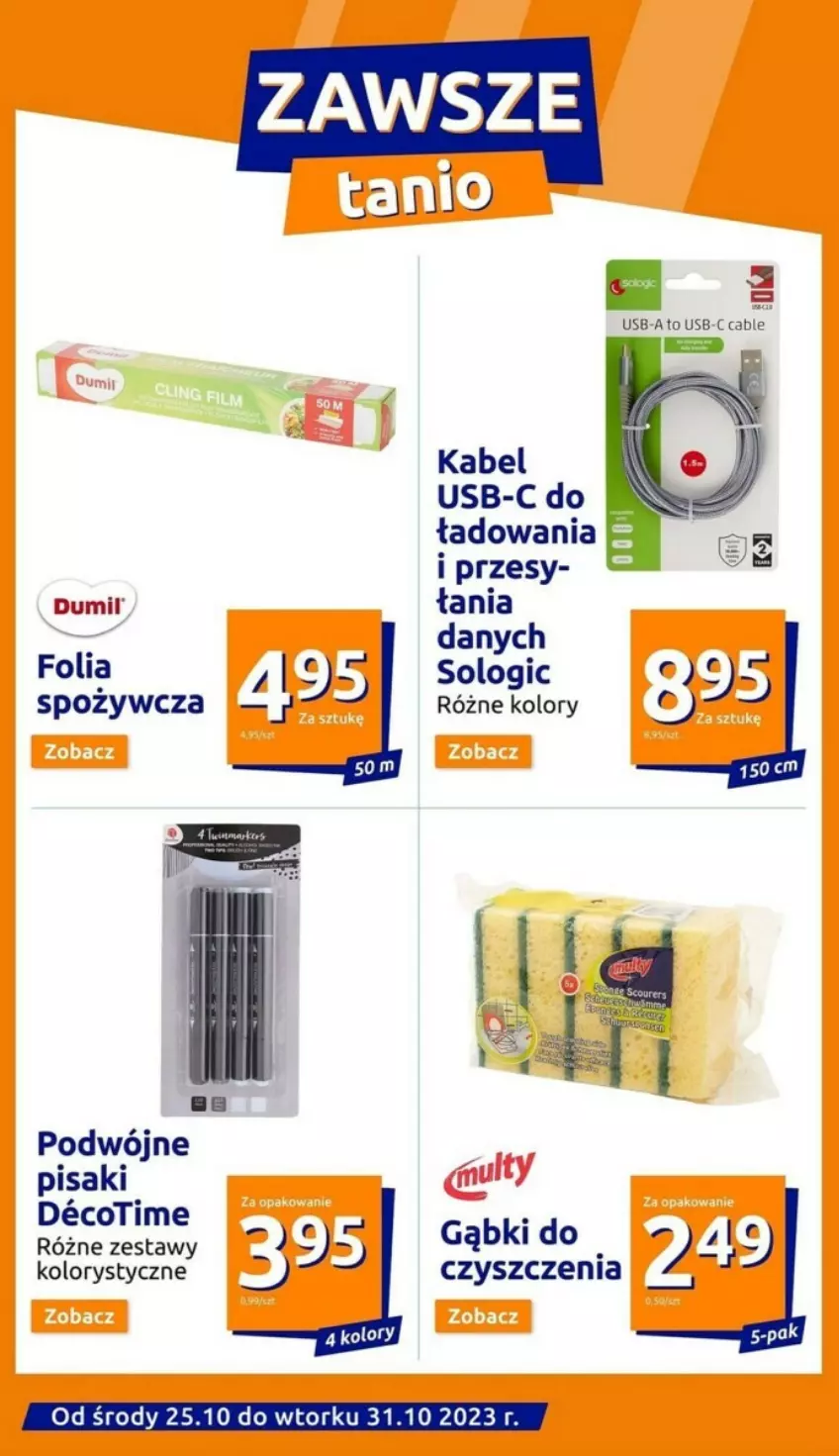 Gazetka promocyjna Action - ważna 25.10 do 31.10.2023 - strona 15 - produkty: Kabel USB