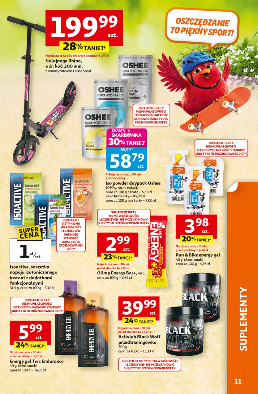 Gazetka promocyjna Auchan - 30 Lat Hipermarket - ważna 16.04 do 22.04.2026 - strona 11 - produkty: Hulajnoga, Lack, Oshee, Por, Sport