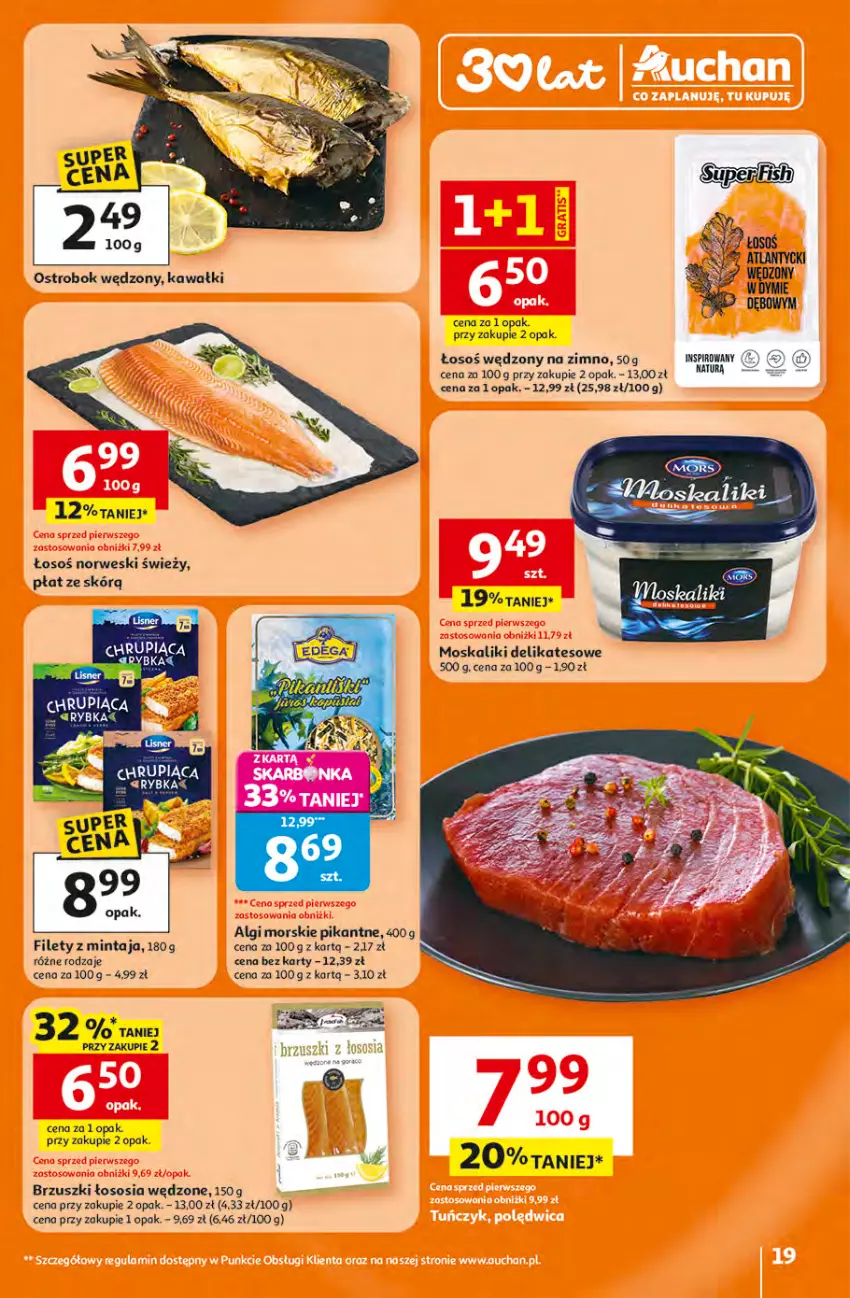 Gazetka promocyjna Auchan - 30 Lat Hipermarket - ważna 16.04 do 22.04.2026 - strona 19 - produkty: Kawa, LG, Mintaj, Sos