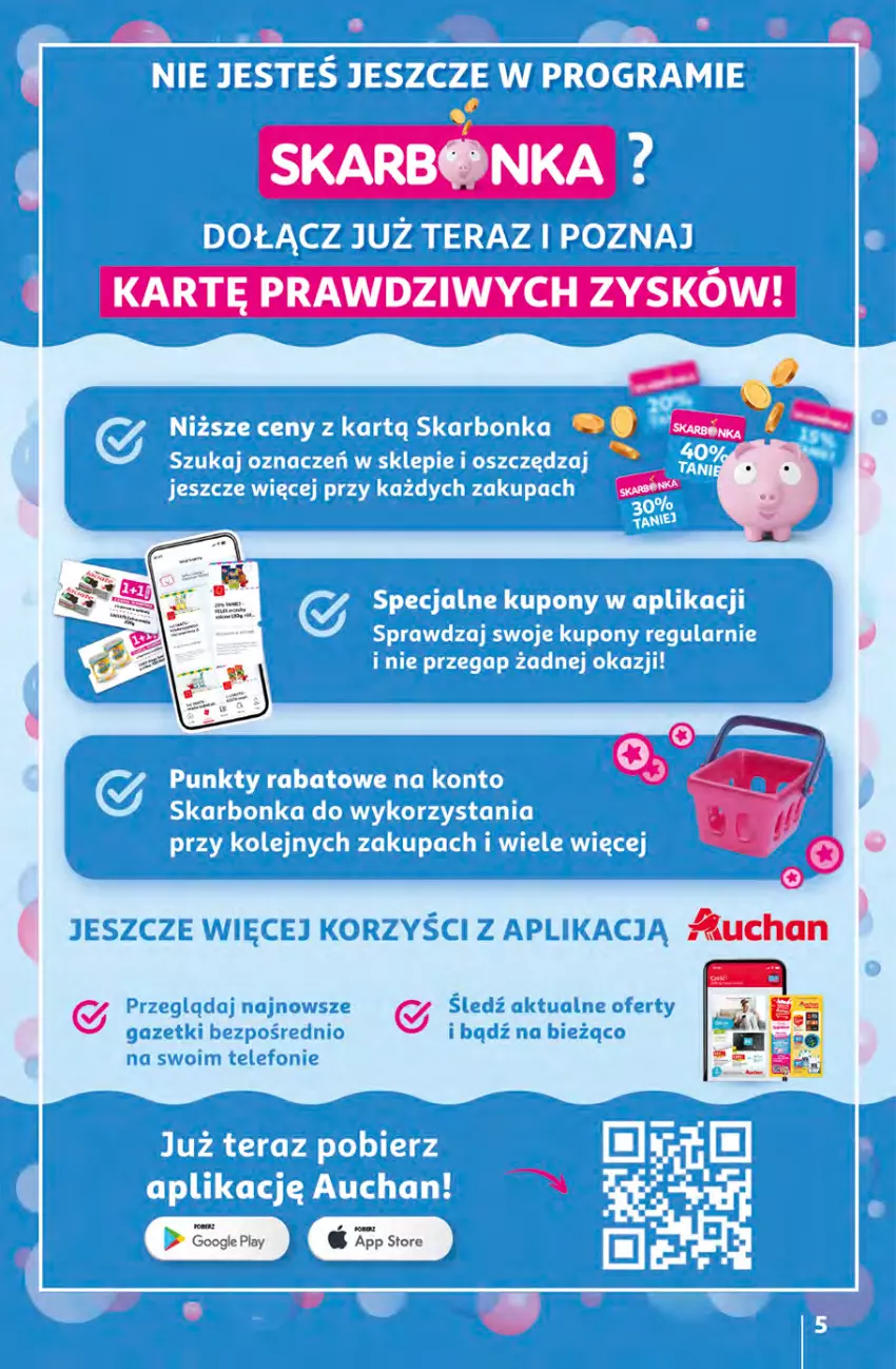 Gazetka promocyjna Auchan - 30 Lat Hipermarket - ważna 16.04 do 22.04.2026 - strona 5 - produkty: Telefon, Tera
