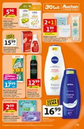 Gazetka promocyjna Auchan - 30 Lat Hipermarket - Gazetka - ważna od 22.04 do 22.04.2026 - strona 33 - produkty: Gra, BIC, Lactacyd, Podpaski, Mydło, Wkładki, Ariel, Luksja, LG