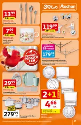Gazetka promocyjna Auchan - 30 Lat Hipermarket - Gazetka - ważna od 22.04 do 22.04.2026 - strona 37 - produkty: Ubrania, Noż, Wieszak, Uchwyty, Talerz, Suszarka, Kubek