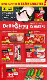 Gazetka promocyjna Delikatesy Centrum - Dyskontowe ceny w Delikatesach Centrum - Gazetka - ważna od 29.11 do 29.11.2023 - strona 1 - produkty: Piwa, Piwo, Piec, Rum, Gra, Tyskie, Olewnik, Pomidory
