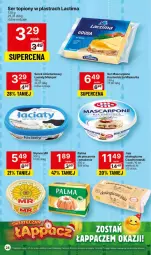 Gazetka promocyjna Delikatesy Centrum - Dyskontowe ceny w Delikatesach Centrum - Gazetka - ważna od 29.11 do 29.11.2023 - strona 24 - produkty: Piec, Ser topiony, Top, Ser, Jaja, Mlekovita, Mascarpone, Palma, Serek, Słynne, Mleko